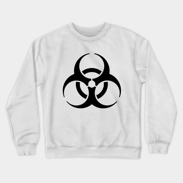 Biohazard Crewneck Sweatshirt by rheyes